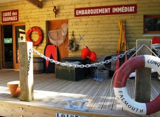 Decoración del parque aventure a ploemeur 